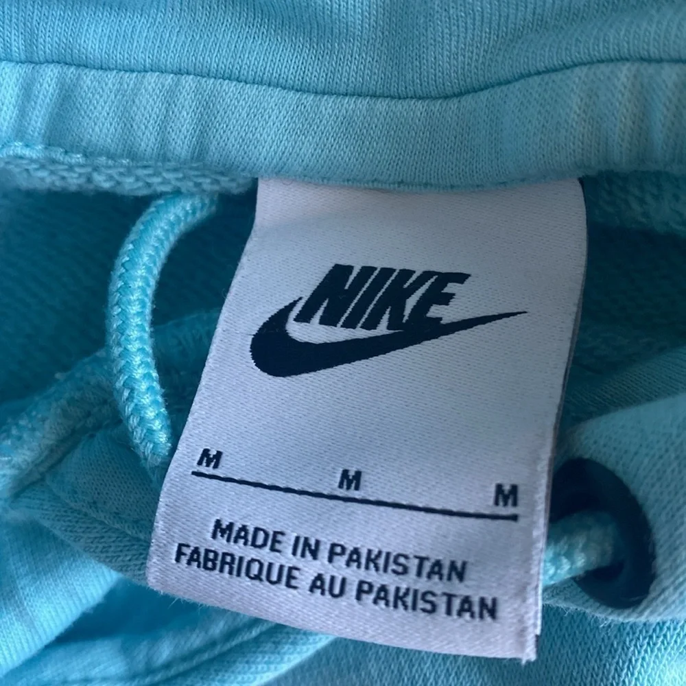 Nike aqua blue hoodie sweatshirt medium